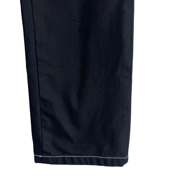 Theory Bimsa Approach Black High Waist Cropped Pants Size 4 - Picture 5 of 9